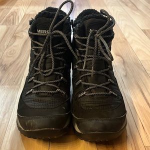 Merrell waterproof boots; size 8.5